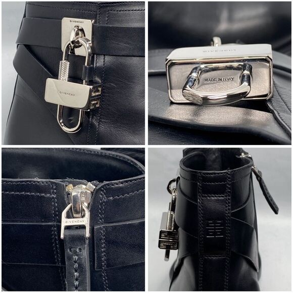 Givenchy Padlock Ankle Leather Boots size 42 - Picture 11 of 16